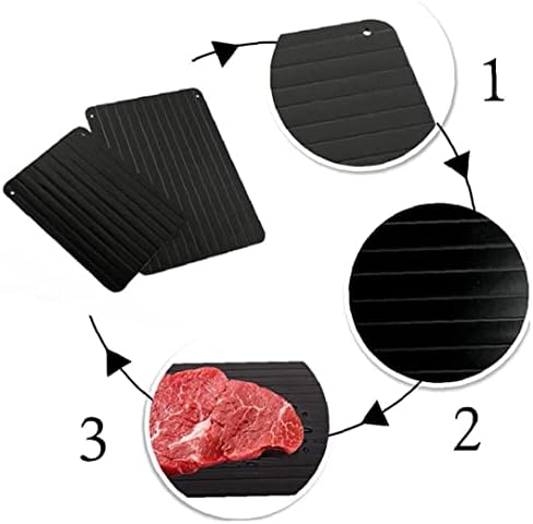 4PCS Defrosting Tray Silicone Corners Frozen Food Thaw Board Corners Fast Defrosting Plate Quick Thawing Defrost Mat MKitchen Tools