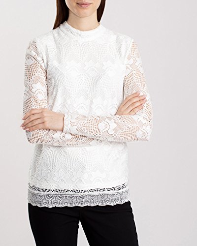 Cream Lianna Lace Blouse Camicia Donna