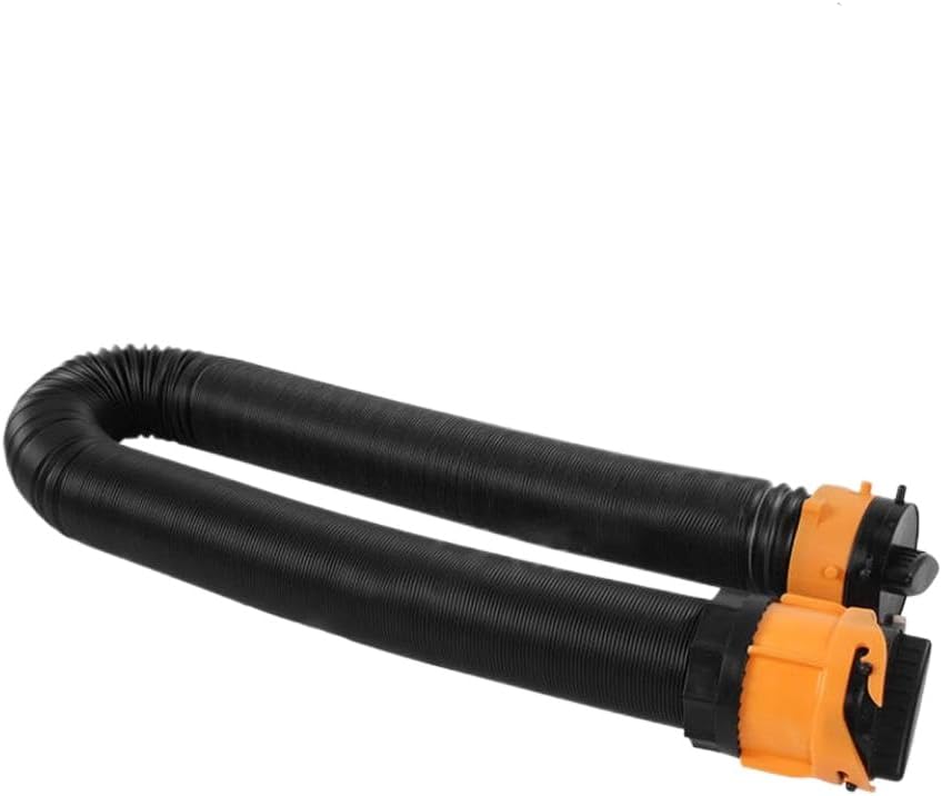 RV Sewer Hose 3-inch Diameter Extendable Shrinkage Length 1.3 Meter Stretch Length 4.8 Meter Compatible With RV Camper