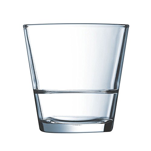 Arcoroc Stack Up Fully Tempered Old Fashioned Tumbler, 10.5 Ounce...