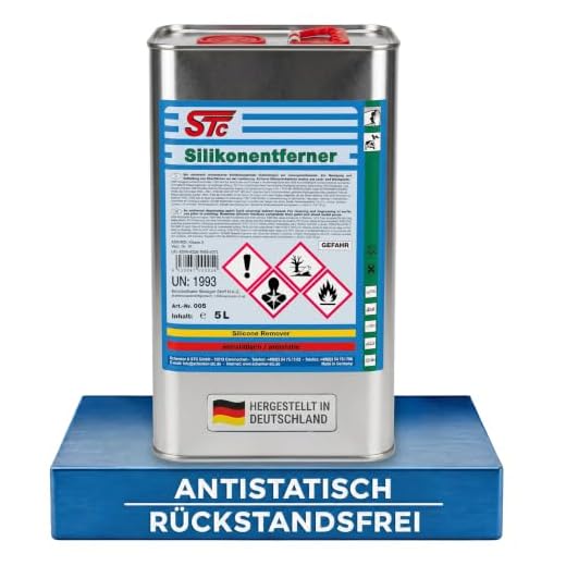 STC Silikonentferner 5 L Entfetter Reiniger für Autolack zur Oberflächenreinigung vor dem Lackieren