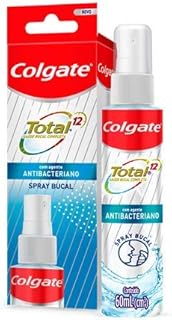 Spray Bucal Colgate Total 12 Spray bucal com agentes antibacterianos 60ml