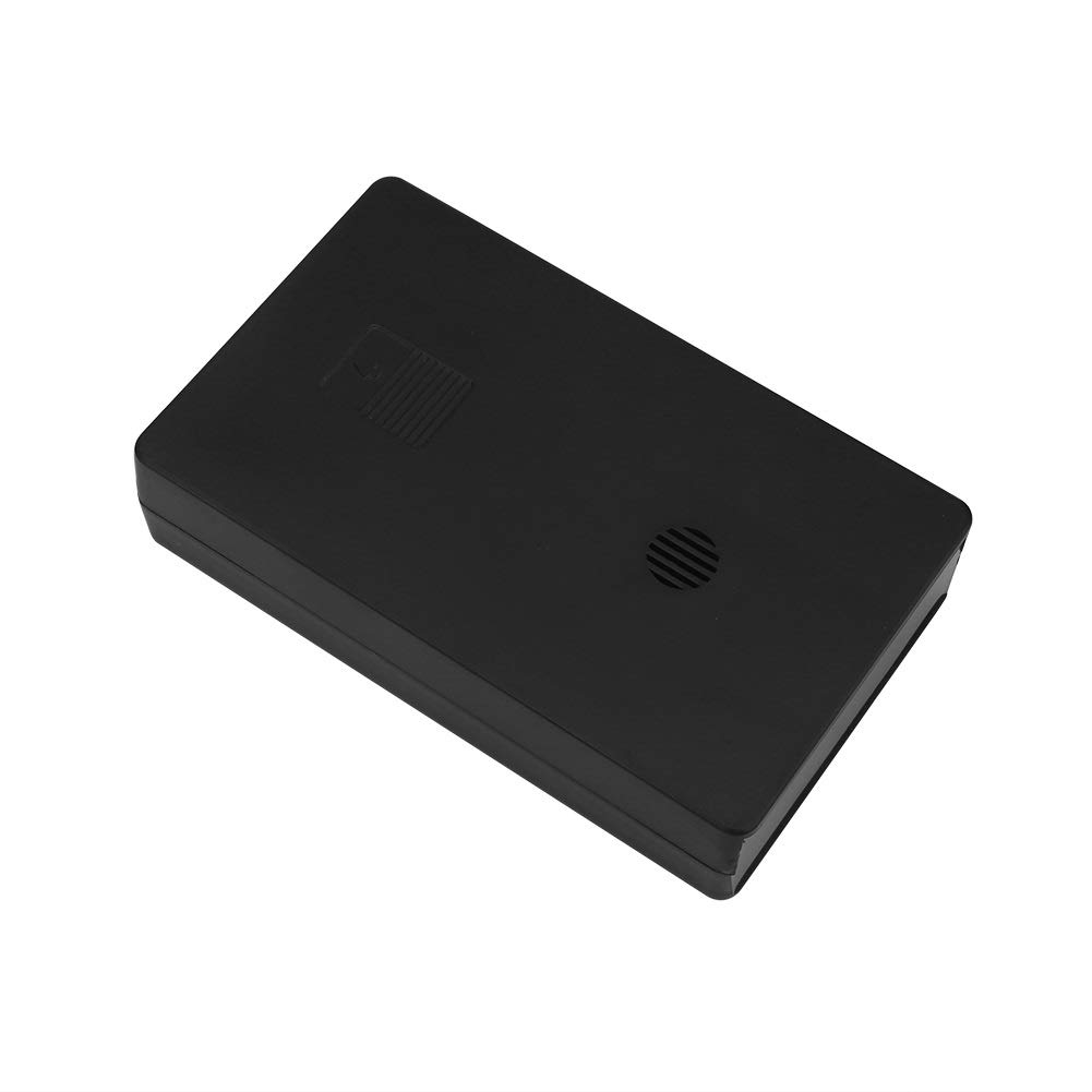Nikou Panel Solar Cargador - 1W 4V portátil Panel de batería Solar Chager de Carga Caja for AA/AAA Negro