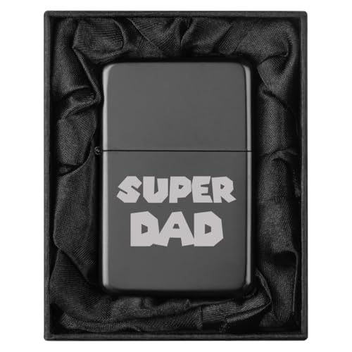 Encendedor en caja de regalo en seda negra miniatura 1