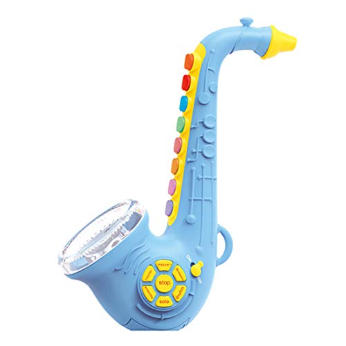 HMANE Saxophone Musical Instrument Toys with Light & Sound Early Education Toy