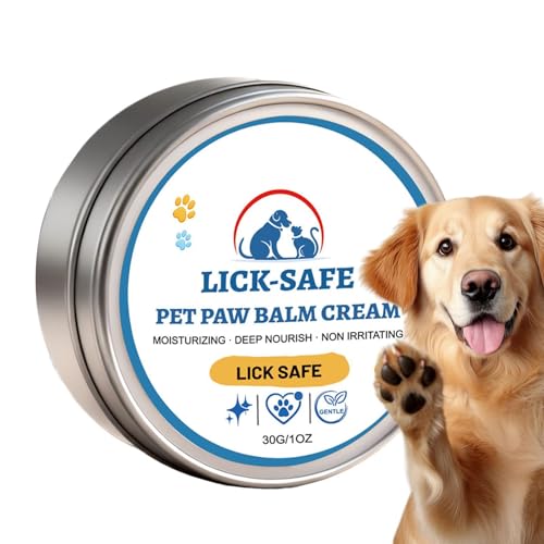 Bálsamo de patas de 30 g para cachorros, de hidratante para alivio de la nariz, cuidado de bálsamo para , uso de raza mediana y grande, uso de reparación de suavidad de pies