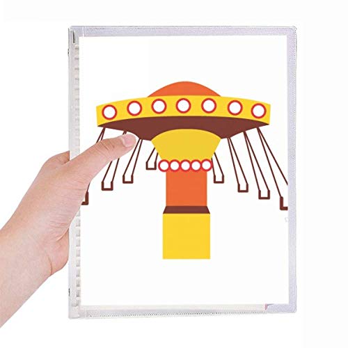 Carnet de notes en spirale rechargeable papier ligné et papeterie créative pour adulte