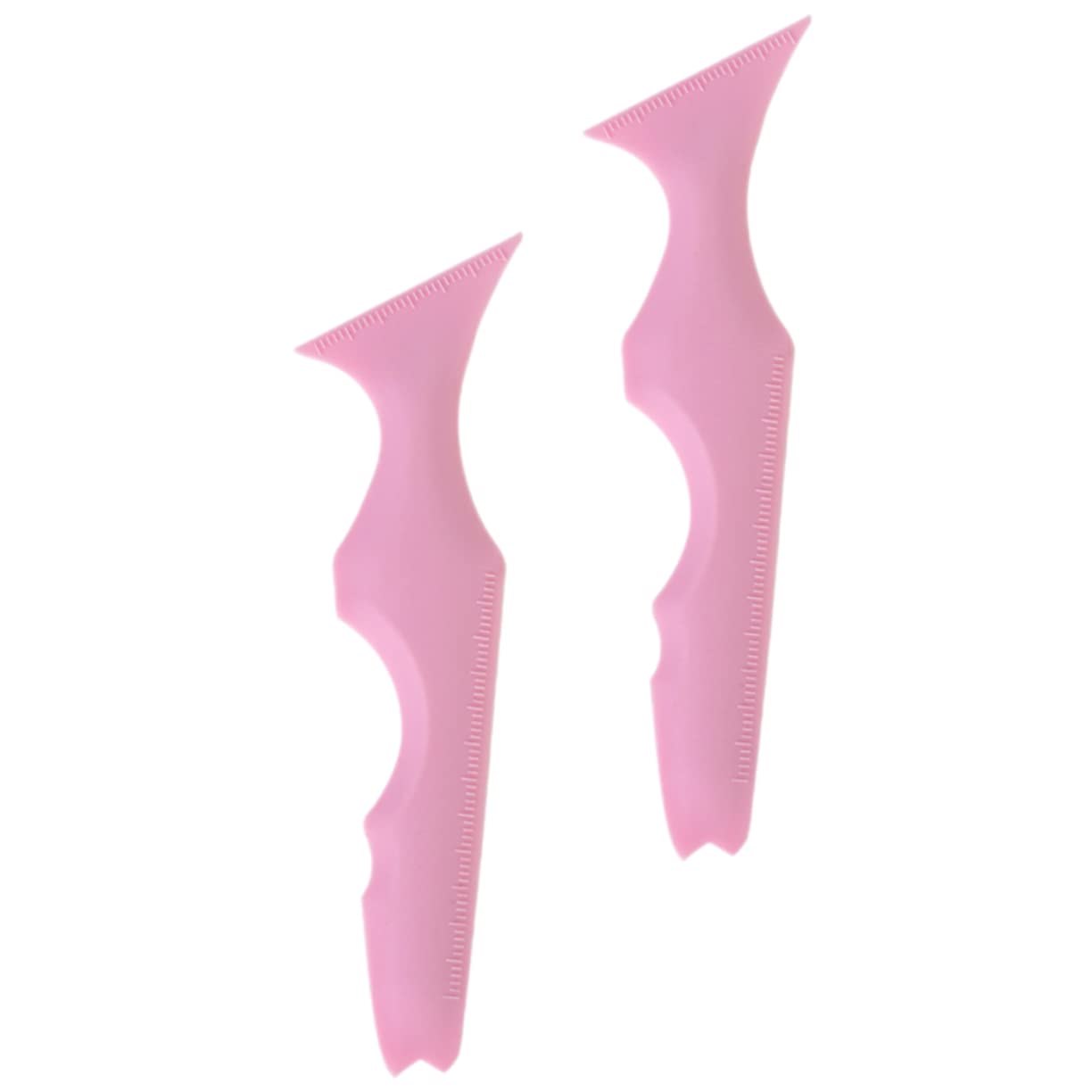 Didiseaon 6pezzi Stencil in Silicone Per Eyeliner e Ombretto Strumenti Riutilizzabili Per Sopracciglia e Applicazione Facile Per Professionisti e Principianti