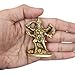 Craftsofindia® Goddess Kali Small Brass Statue - Divine Décor, 3-inch Handcrafted Hindu Idol for Home Altar and Spiritual Spaces