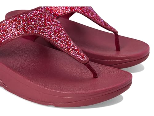 Image of FitFlop womens Lulu Crystal-mix Toe-post Sandals
