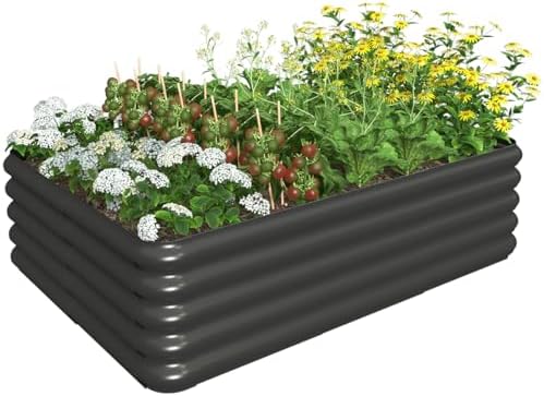 Kit de cama de jardim elevado, para plantar plantas ao ar livre, ...