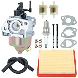 REMEDART 651P06895 Carburetor Fits for Craftsman M270 CMXGMAM1125504 12AGA2MP793 8X65MU 8X65MUA 159cc Self-Propelled Lawn Mower Replaces for 651-06895 651P08667 Carb with filters