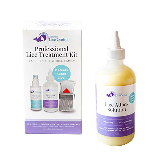 KAPOW! Professional Lice Treatment Kit | Defeat Lice at Home | Safe and Non Toxic | Made for Kids and Adults | Defeats All Lice and Super Lice | Extra Strength