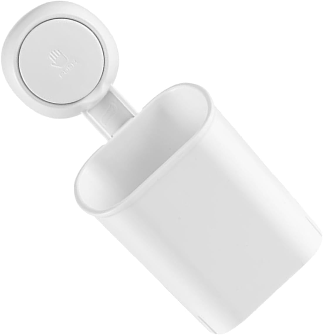 4pcs Mountable Toothbrush Holder Suction for Bathroom Glass Smooth Surfaces Non-Slip Electric Manual Brush Holders