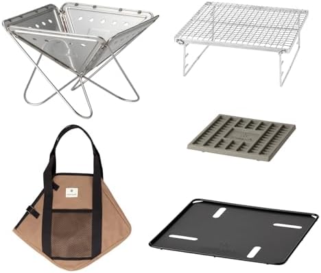 Amazon | snowpeak 焚火台S グリルネット 5点セット | Snow Peak 