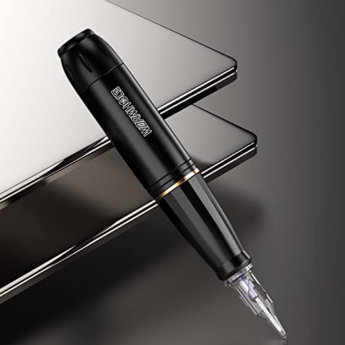 Tattoo Kit, Wormhole Tattoo Pen Kit Cartridge Tattoo Machine Kit for Beginners Rotary Tattoo Machine Pen Kit Tattoo Pen Type Machine Kit Professional Complete Tattoo Kit Tattoo Supplies WTK070