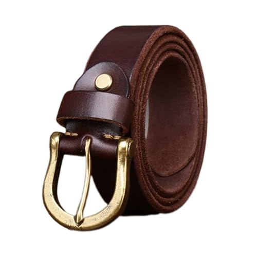 Ceinture homme en cuir véritable de vachette style western durable