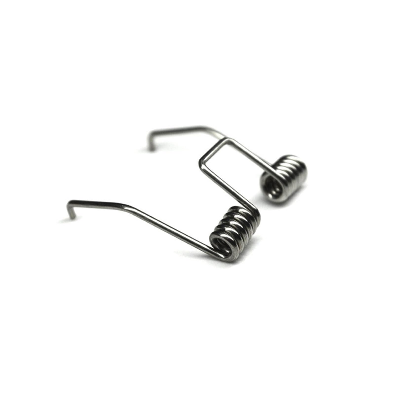 9er-Set Doppel-Torsionsfedern Aus Edelstahl – Für Lampen, Lüfter & Co., 0,6 Mm Drahtstärke, 3,8 Mm Ø, Kompakt
