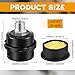 Threlaco 4 Pack Air Compressor Silencer, 1/2'' Air Compressor Intake Filter Silencer and 20mm Filter Noise Muffler Replacement Parts