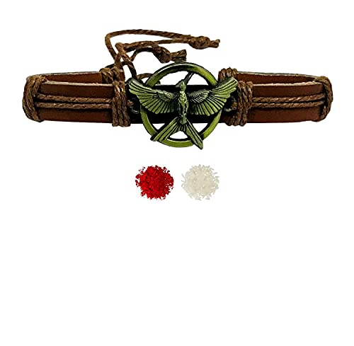 Image of Super Man And Eagle Leather Belt Bracelet Rakhi For Brother | Rakhi Combo Kids-3-4 | rakhi || rakhi set || rakhi for brother || rakhi for brother and bhabhi || rakhi combo || bhaiya bhabhi rakhi || rakhi gifts