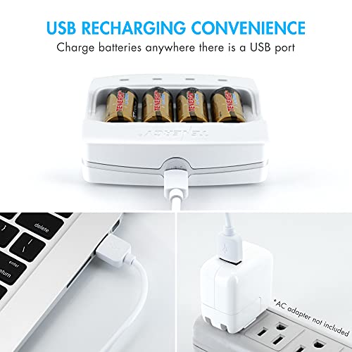 image for Tenergy Fast Charger ONLY for Arlo Certified Tenergy 3.7V 650mAh RCR12