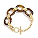 BCIOUS Minimalists Two Tone OT Clasp Resin Jewelry Her or Him Fashionable Wristband