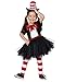 Spirit Halloween Dr. Seuss Cat In The Hat Costume Dress for Toddlers | OFFICIALLY LICENSED - 5T-6T