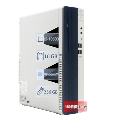 �y�����ς݁E�����\�f�X�N�g�b�vPC�zNEC MATE MB-9 �b��10���� �C���e�� Core i5 10500(3.1GHz)�bMSOffice 2019 & Windows 11 Pro�b������16GB SSD256GB�bUSB 3.0���ځb4K�Ή�