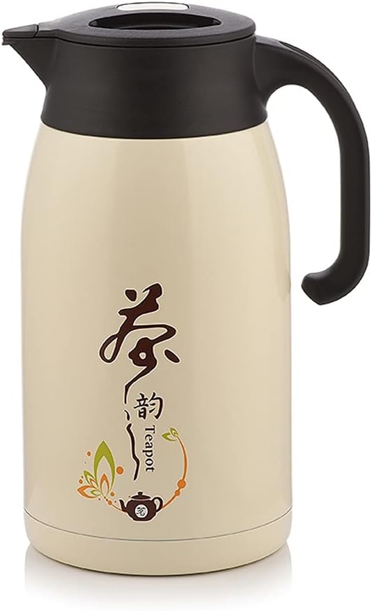 1.5L Home Thermo Jug Business Heat Kettle Office Coffee Tea Vacuum Insulated Pot Travel Flasks (Color : 01) (1)