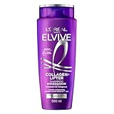 L'Oréal Paris Elvive Collagen Lifter Shampoo con Péptidos de Colágeno para Restaurar y Reconstruir el pelo Delgado,...