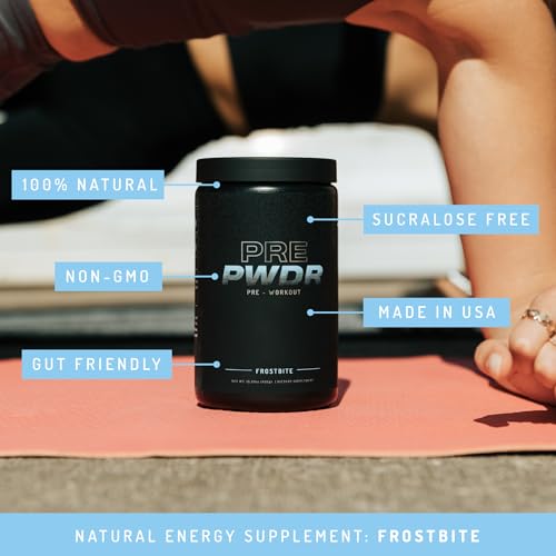 Image of Pre-Workout Powder, All Natural Pre Workout for Energy, Pump, Endurance & Strength, with Caffeine (Frostbite)