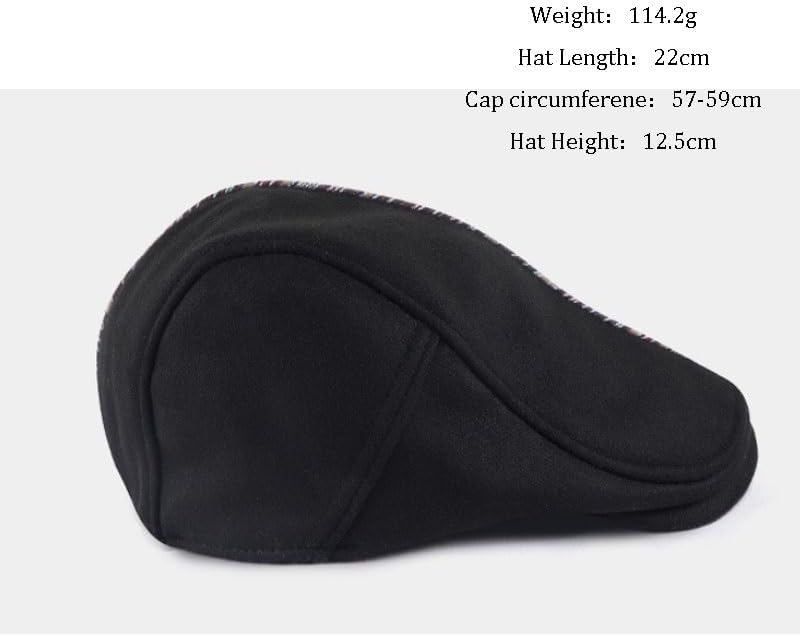 Newsboy Cap British-Style Versatile Beret Casual Men's Warm Hat
