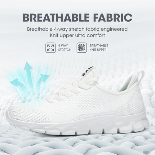 INYO Womens Sneakers Walking Lightweight Tennis Shoes No Slip Sports Workout Gym Shoes for Running4