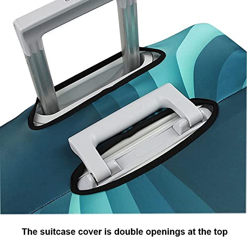 Dzyoleize Capa de bagagem mais espessa Protetor elástico de capa de mala para malas de 18 a 32 poleg