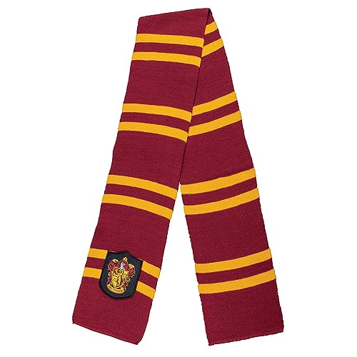 Harry Potter Scarf, Wizarding World Hogwarts House Themed Scarves, Movie Quality Character Dress Up Costume Accessory