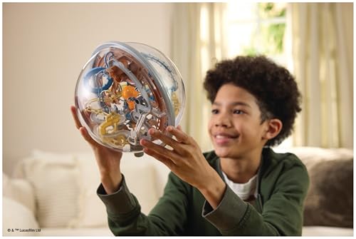 Spin Master Games - Perplexus Star Wars Mandalorian - Labyrinthe Parcours 3D avec 80 Défis, Figurine Grogu - Jeu d'action Et Réflexe - Casse Tete Enfant - Vertus Pédagogiques - Jeu Enfant 8 Ans Et +