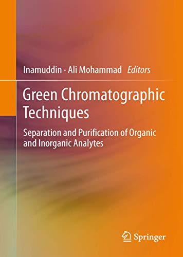 Green Chromatographic Techniques view 2
