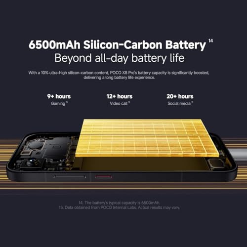 Image of POCO X8 Pro 5G (Black, 8GB RAM), (256GB Storage)