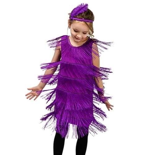 Générique Déguisement de Charleston Franges pour Fille (4/12 Ans)