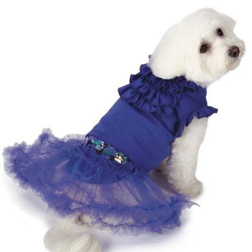Tutu Bleu Floral Dot Collection XXL : Jupon Confortable Grande Taille sans Serrer