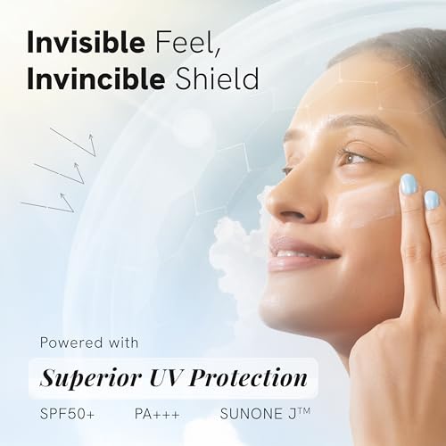 Be Bodywise Ultra Light Sunscreen SPF 50 PA+++ for Oily, Dry, Acne-prone Skin | Broad Spectrum Protection & Blue Light Protection | No White Cast |... - Image 2