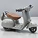 Liotww Motorcycles Scooter Toy Doll - with Light and Music, Cute Have a Seat Doll Accessories, Decor Desktop Ornaments for Collectors (Gray)