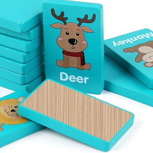 Juego de Dominós de Madera 36 piezas para Niños miniatura 2