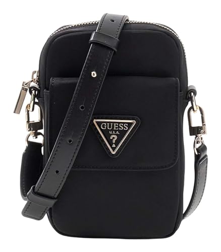 Sac à épaule GUESS petit format sacoche passeport et bandoulière noir