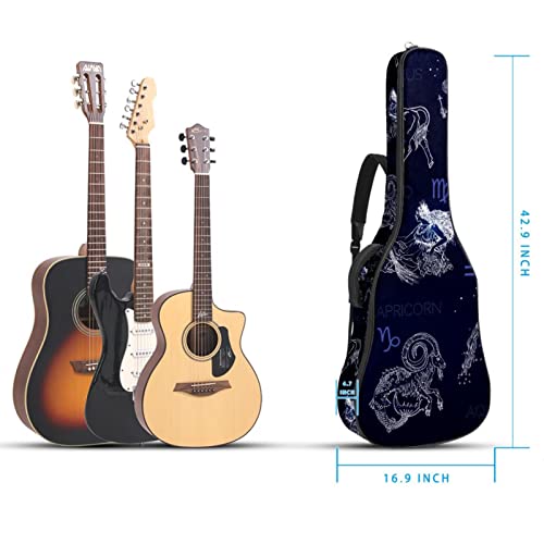 Hondank Housse pour guitare acoustique – Constellations – Signes du zodiaque – 1 cm d’épaisseur – Rembourrage étanche… - Les Beatles, Paul McCartney, John Lennon, RIngo Starr, George Harrison Hondank Housse pour guitare acoustique - Constellations - Signes du zodiaque - 1 cm d'épaisseur - Rembourrage étanche… – Image 6