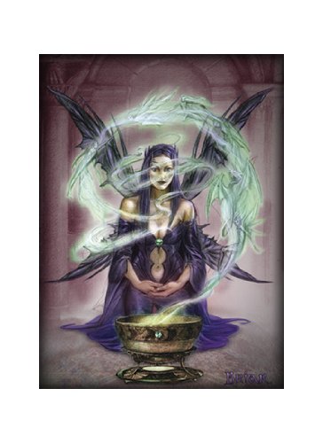 Art imprimer monté A4 cadre A3 Conjuration carte concentration art mural