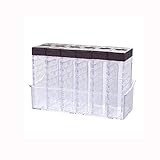  SMEJS Küchengewürz Topf Gewürzbox Gewürzregal, Gewürz Aufbewahrungsflasche transparent PP Salz und Pfeffer Box Werkzeug