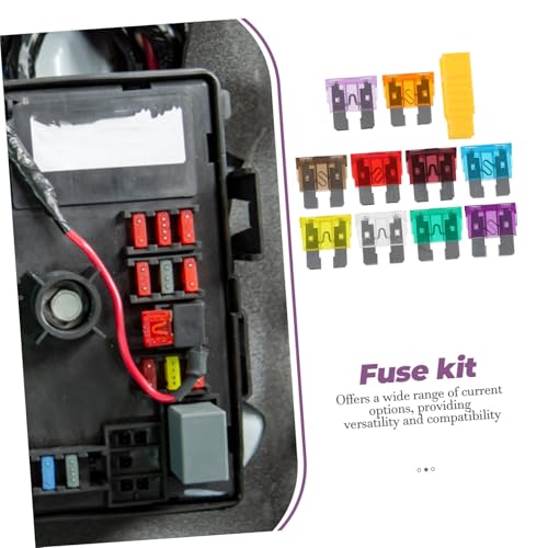 Kit de 50 fusibles automotrices mini para auto, RV y motorhome – Repuestos para automóvil, accesorios para vehículos recreativos miniatura 6