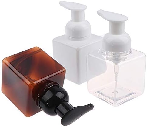 soap Dispenser,Bathroom Accessories, 3PC Foaming Soap Dispenser Bottle Facial Cleaner Foam Maker Bottle Portable Travelling Soap 250ml Makeup Tools Hand Lotion Bottle (Size : 250ml*3)