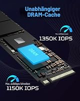 Acer Predator GM7000 Gaming SSD 4TB - bis zu 7400 MB/s Lesen - M.2 2280 NVMe PCIe Gen4 mit DRAM Cache, Internes Solid State Laufwerk für Laptop & Desktop PC - PS5 Kompatibel – Ansicht 4